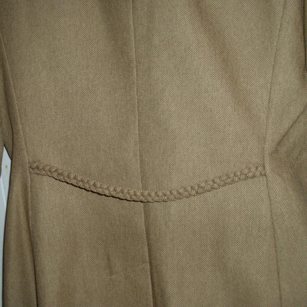 sz 4 Classy Tweed trench Over coat With matching trousers pantsuit Set - Picture 10 of 14